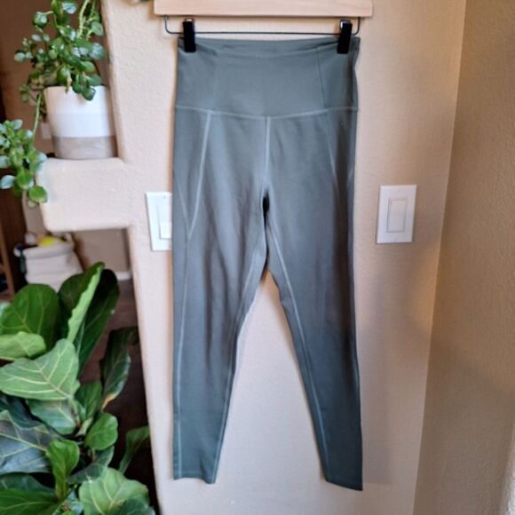 Girlfriend Collective Compressive High Rise Leggings Green size medium - Picture 1 of 5